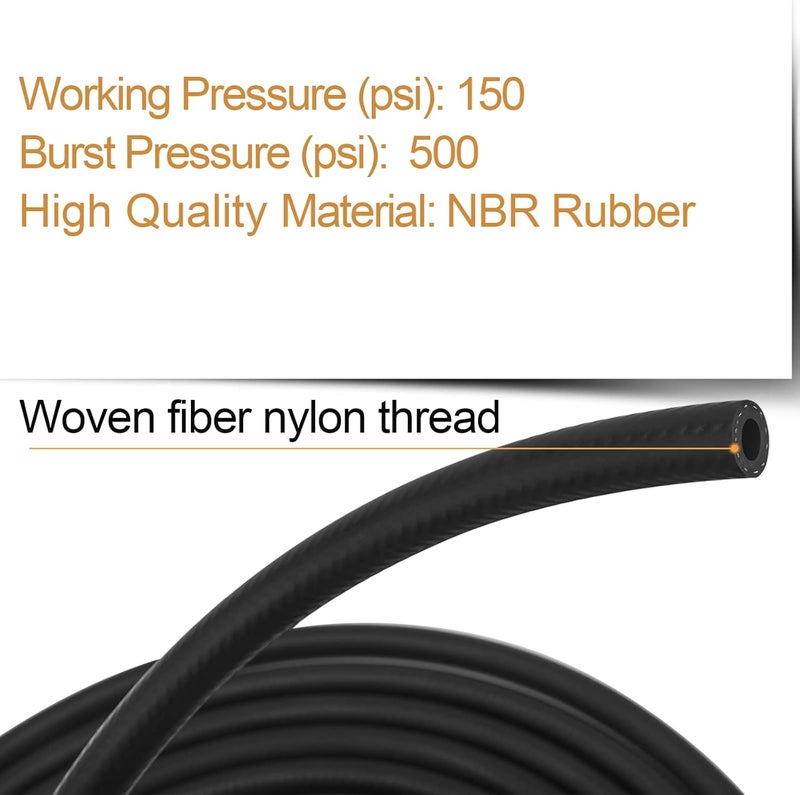 CMOOD 5/16" ID Fuel Line Hose SAE 30R7, 150 psi 5' Length Fuel Hose - Image 5